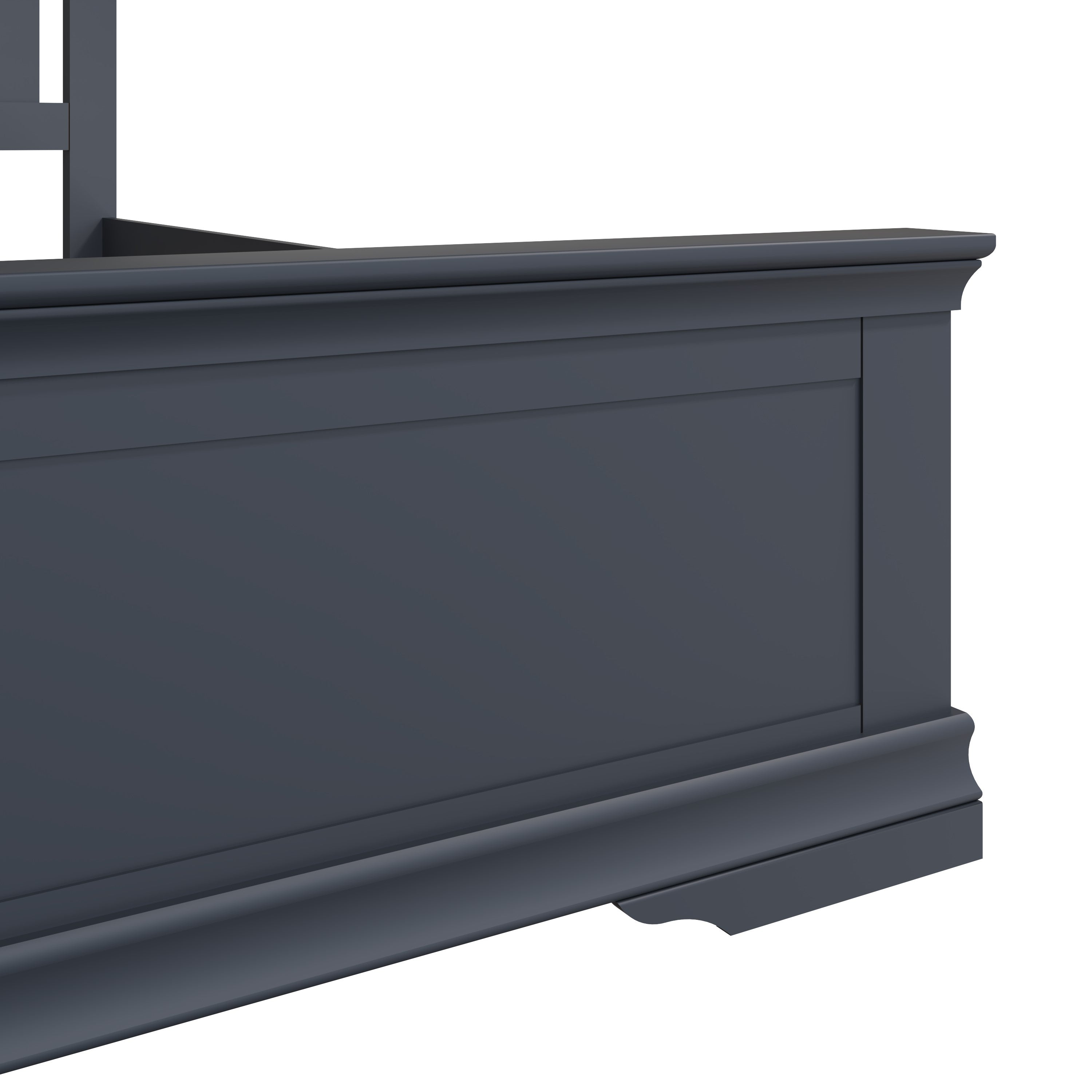 Eden Bed - Midnight Grey - BedHut