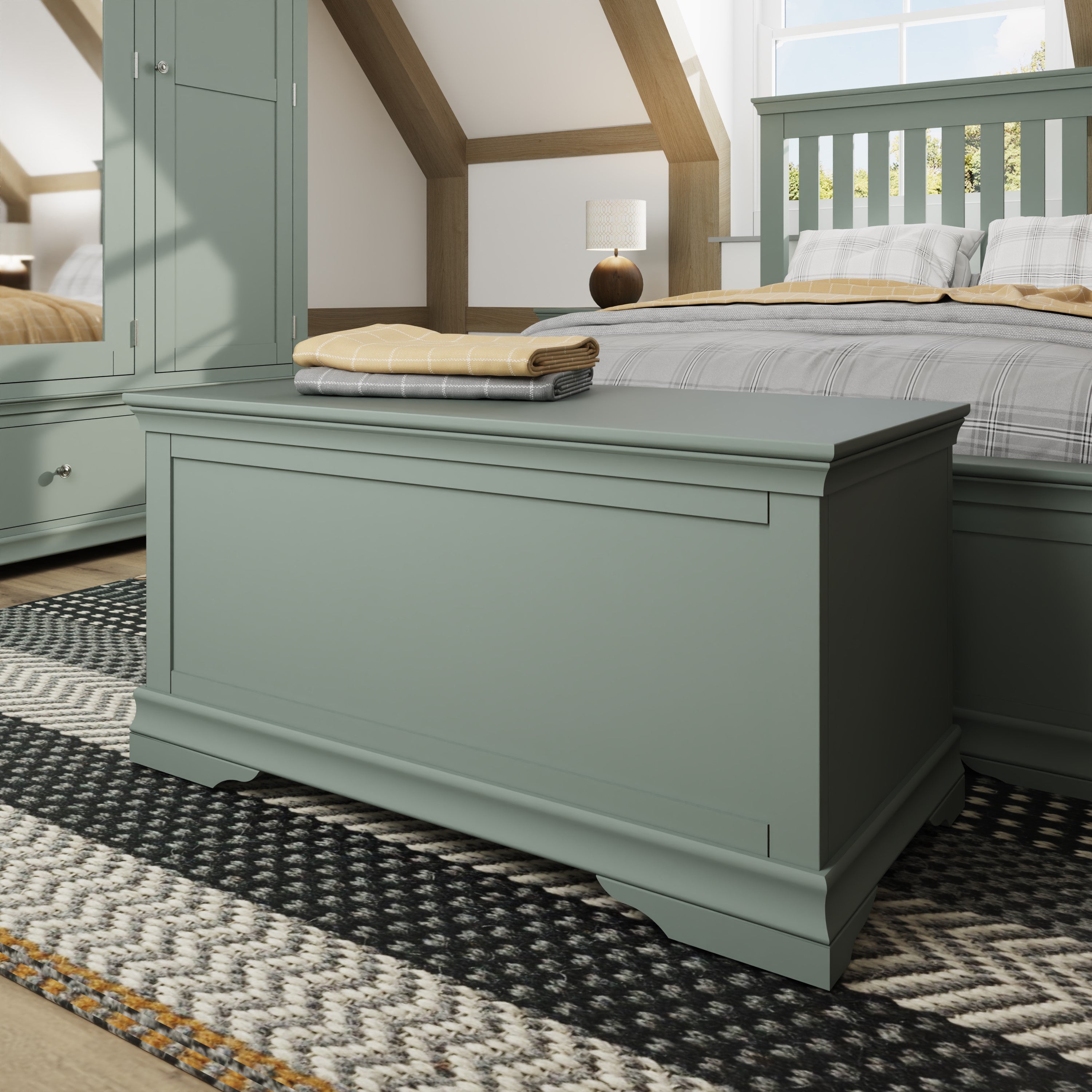 Eden Blanket Box - Cactus green - BedHut