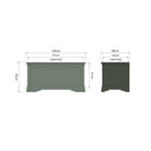 Eden Blanket Box - Cactus green - BedHut