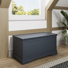 Eden Blanket Box - Midnight Grey - BedHut