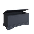 Eden Blanket Box - Midnight Grey - BedHut