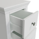 Eden 2 Drawer Bedside Cabinet - White - BedHut