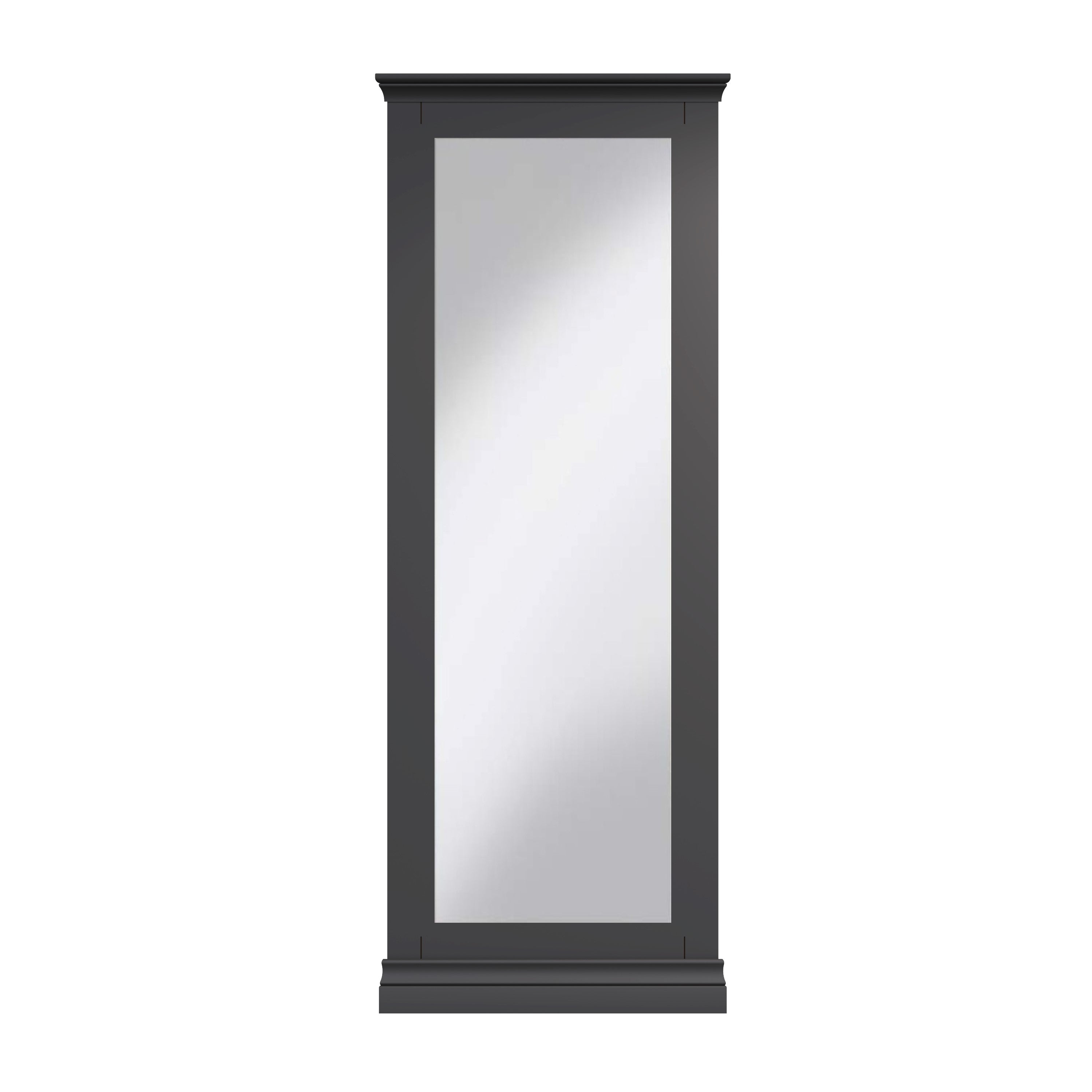 Eden Cheval Mirror - Midnight Grey - BedHut