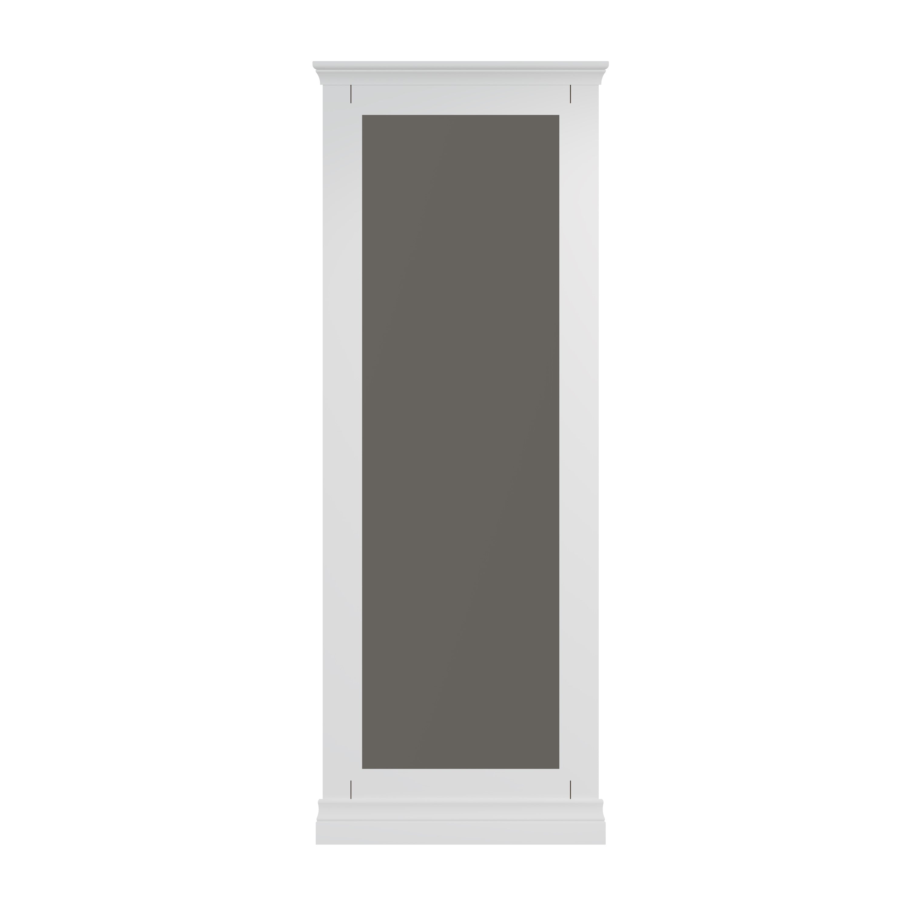 Eden Cheval Mirror - White - BedHut