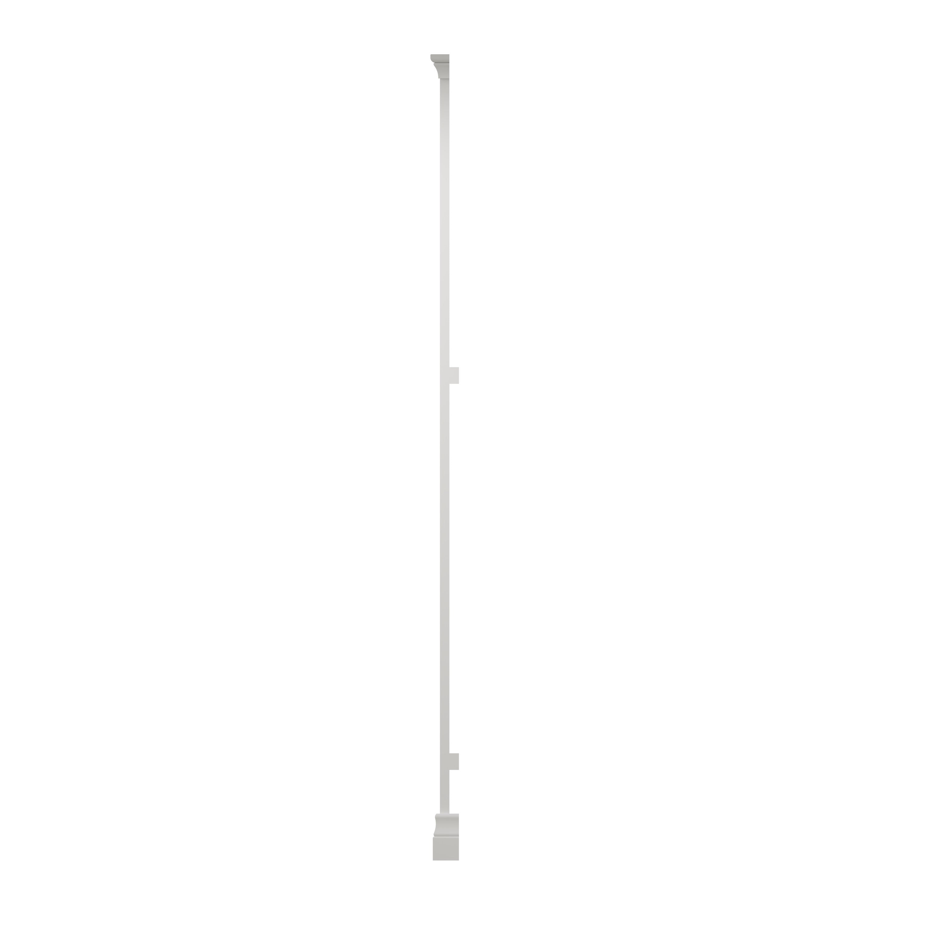 Eden Cheval Mirror - White - BedHut