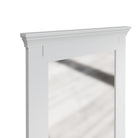 Eden Cheval Mirror - White - BedHut