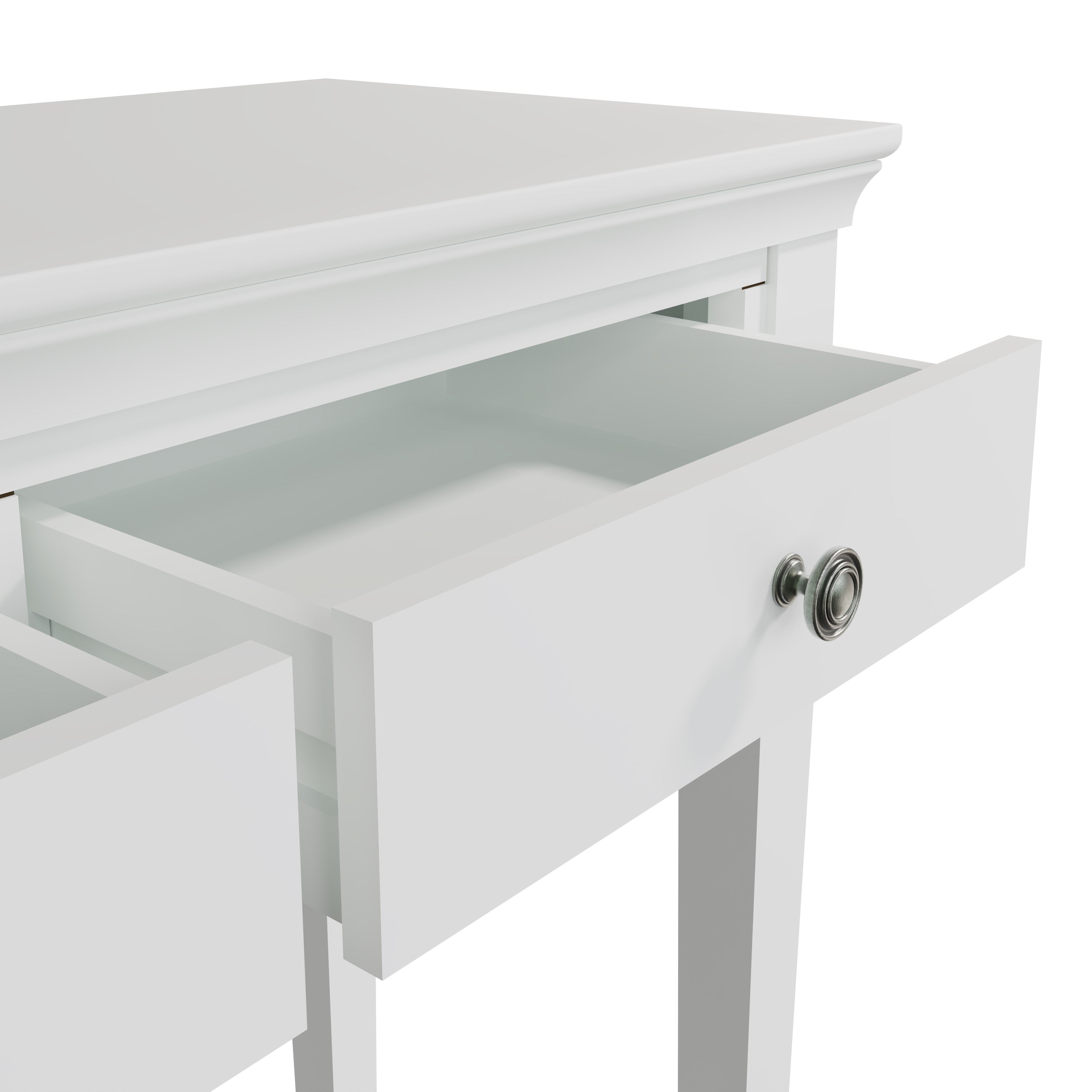 Eden Dressing Table - White - BedHut