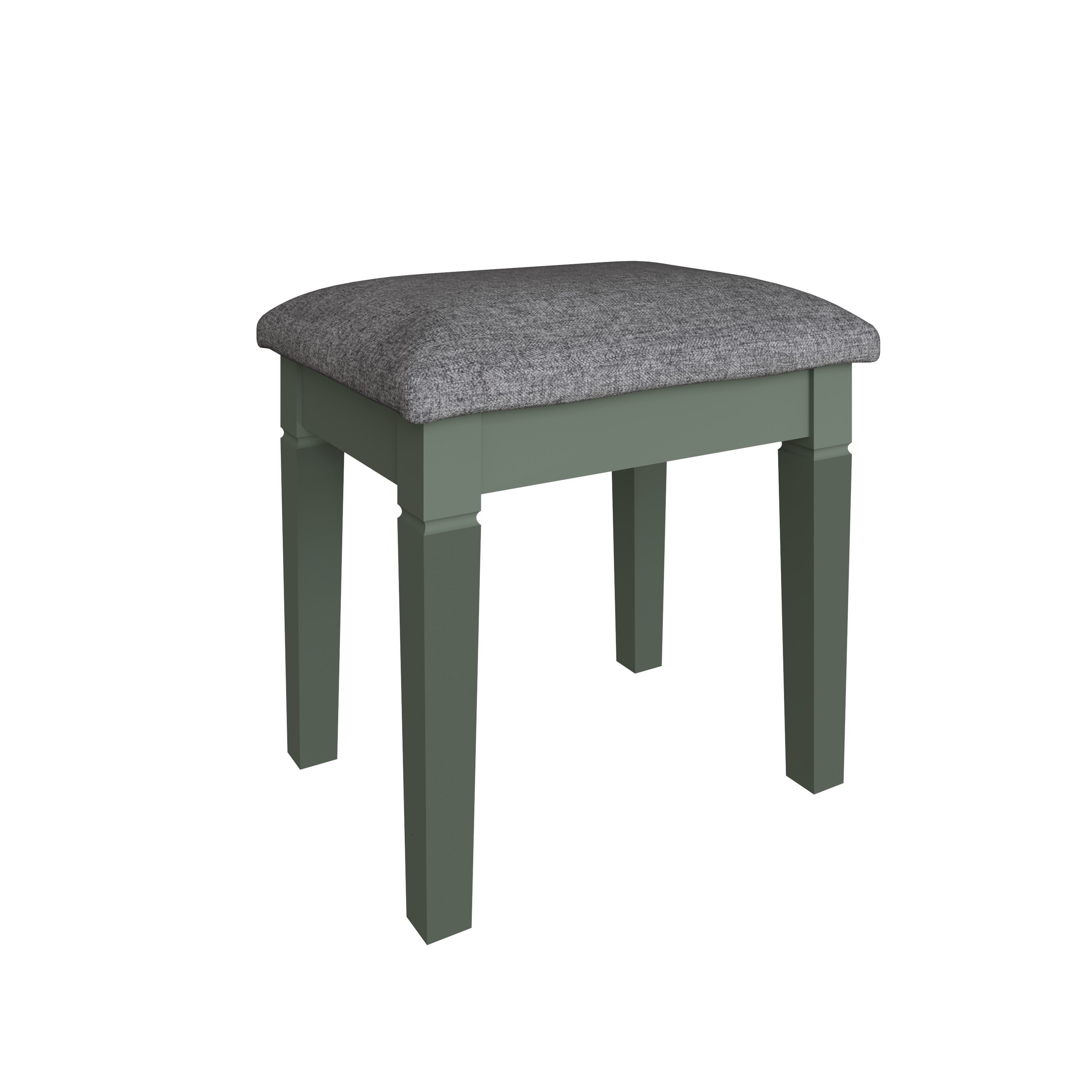 Eden Dressing Stool - Cactus Green - BedHut