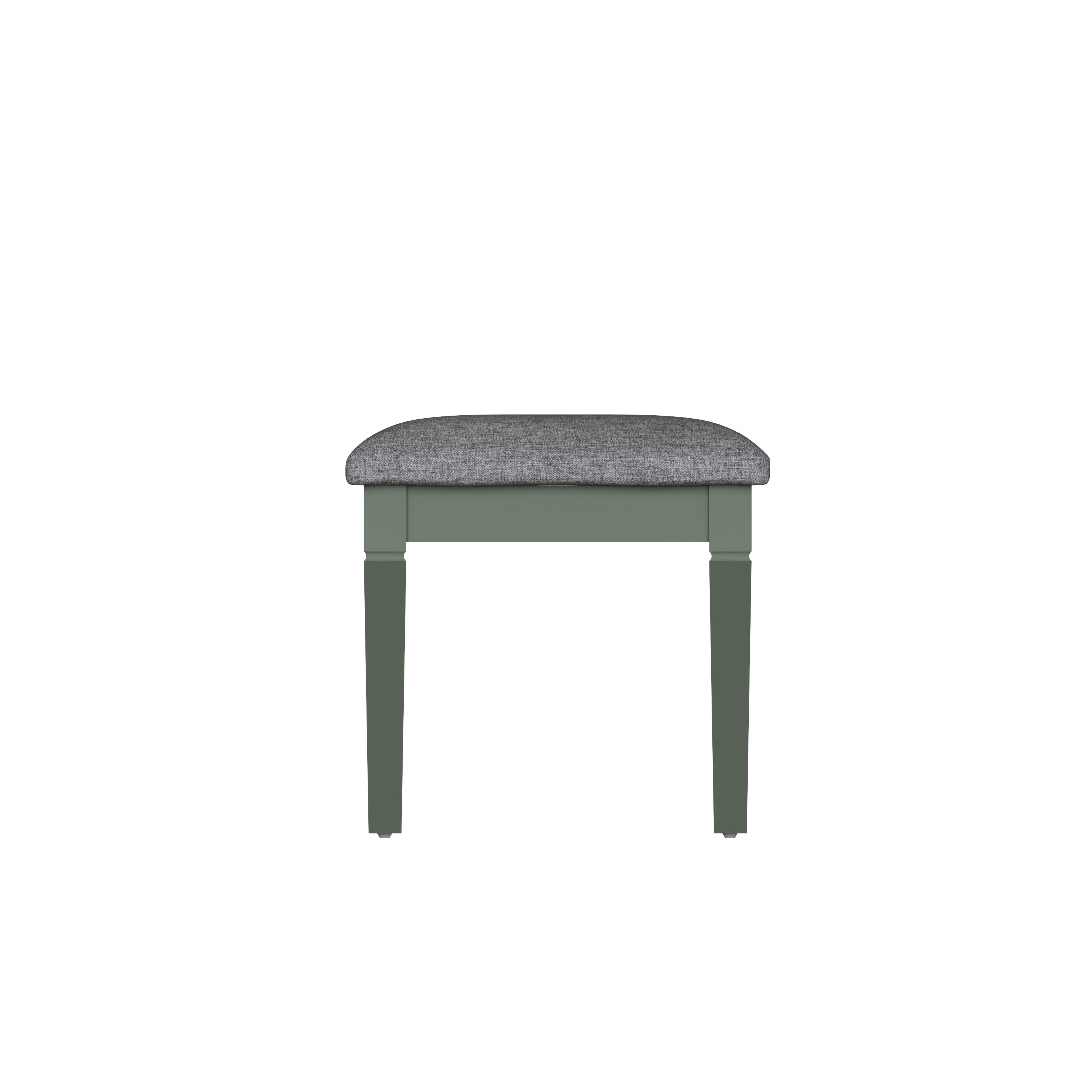 Eden Dressing Stool - Cactus Green - BedHut