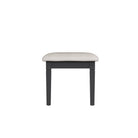 Eden Dressing Stool - Midnight Grey - BedHut