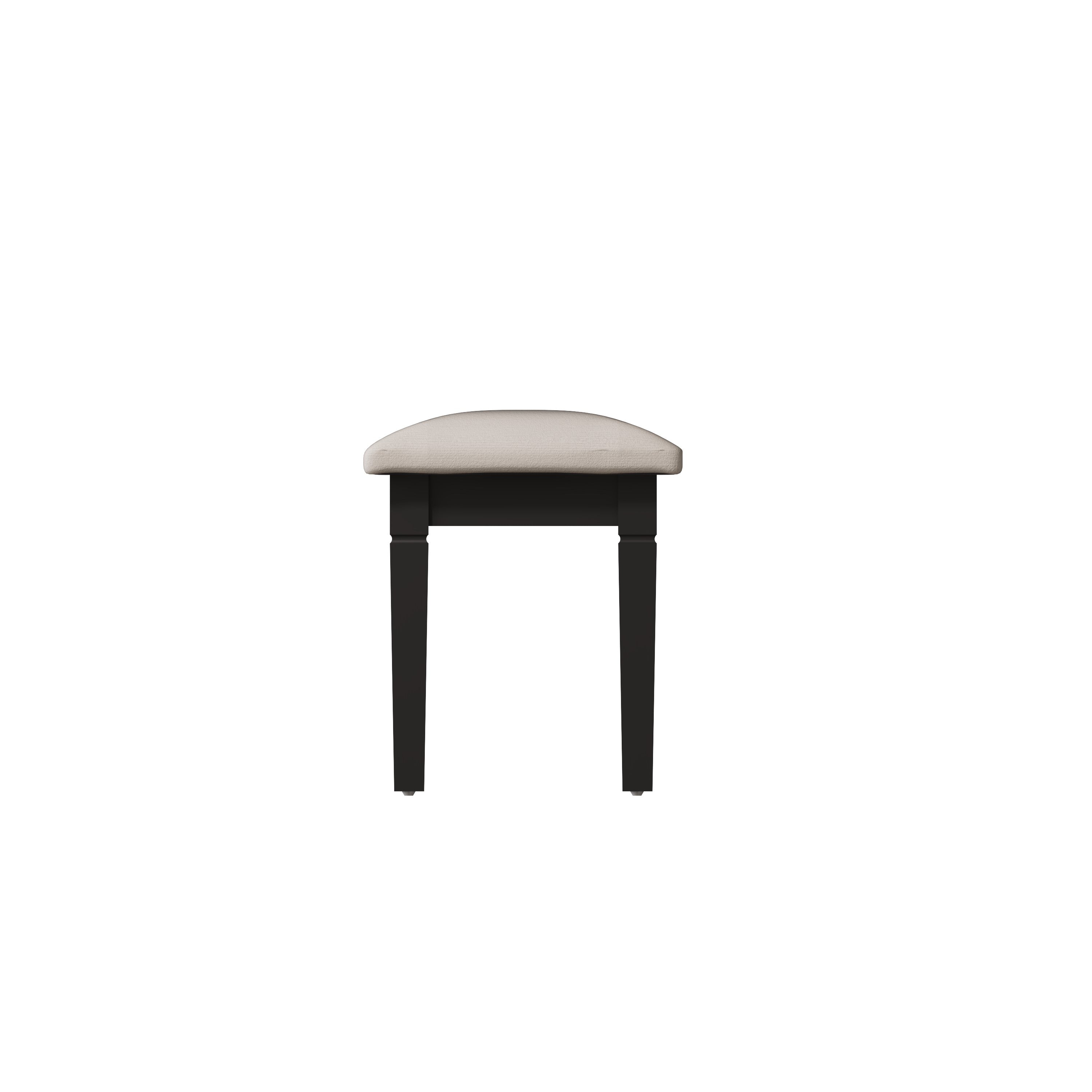 Eden Dressing Stool - Midnight Grey - BedHut