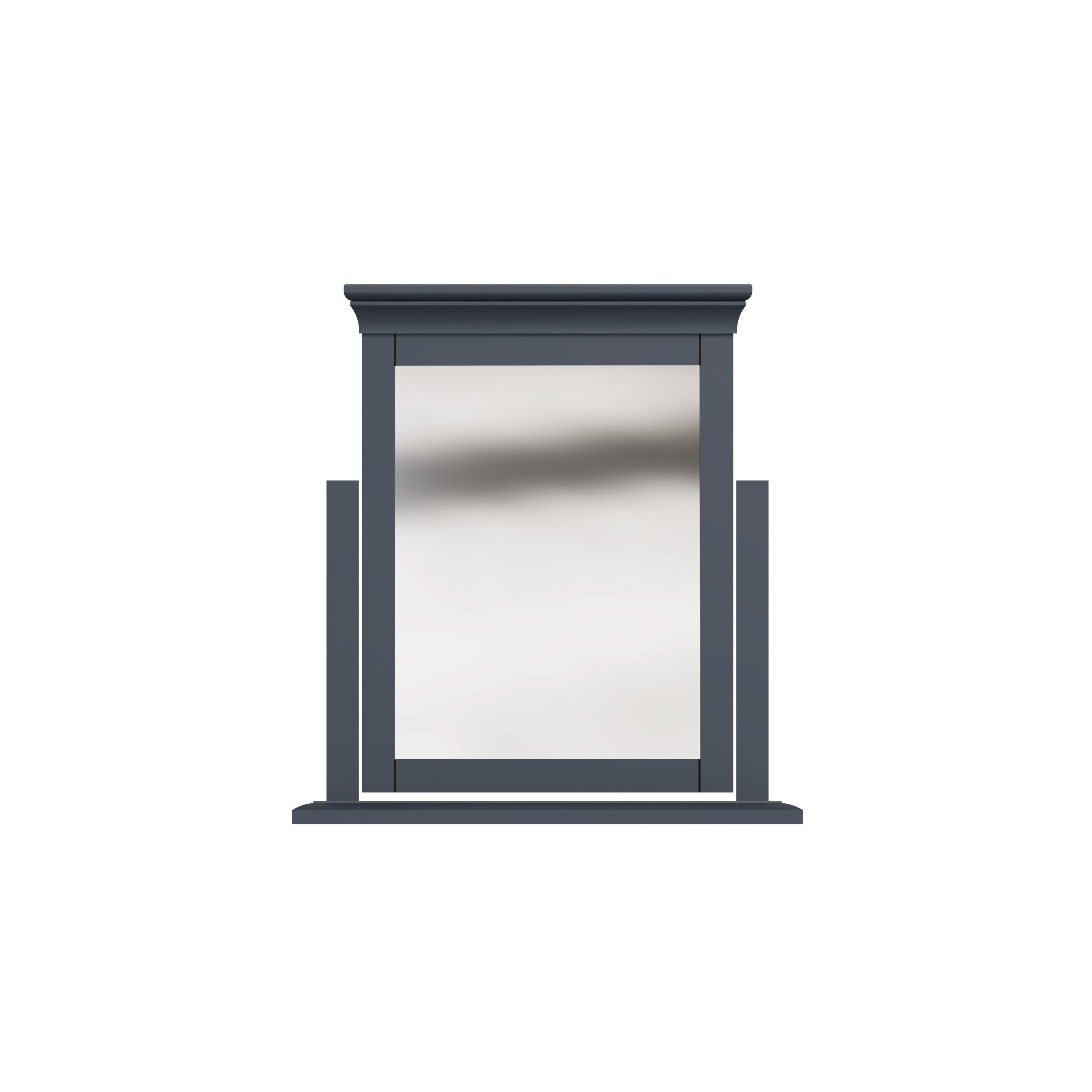 Eden Trinket Mirror - Midnight grey - BedHut