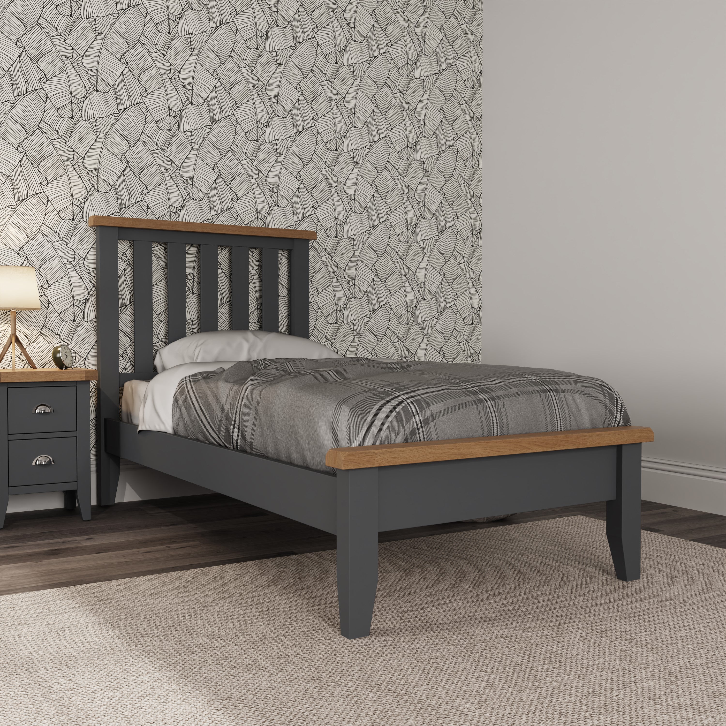 Cotswold Bed - Charcoal - BedHut