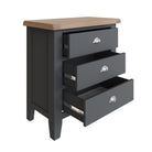 Cotswold 3 Drawer Chest - Charcoal - BedHut