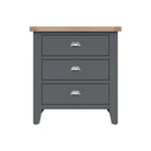 Cotswold 3 Drawer Chest - Charcoal - BedHut