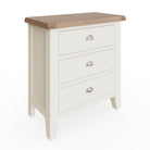 Cotswold 3 Drawer Chest - White - BedHut