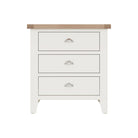 Cotswold 3 Drawer Chest - White - BedHut