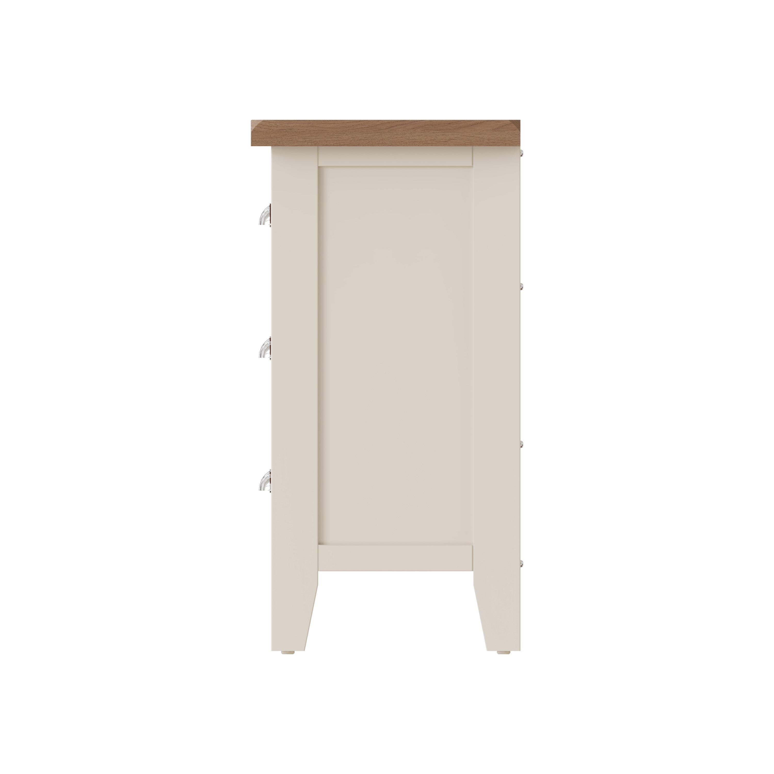 Cotswold 3 Drawer Chest - White - BedHut