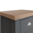 Cotswold 4 Drawer Narrow Chest - Charcoal - BedHut