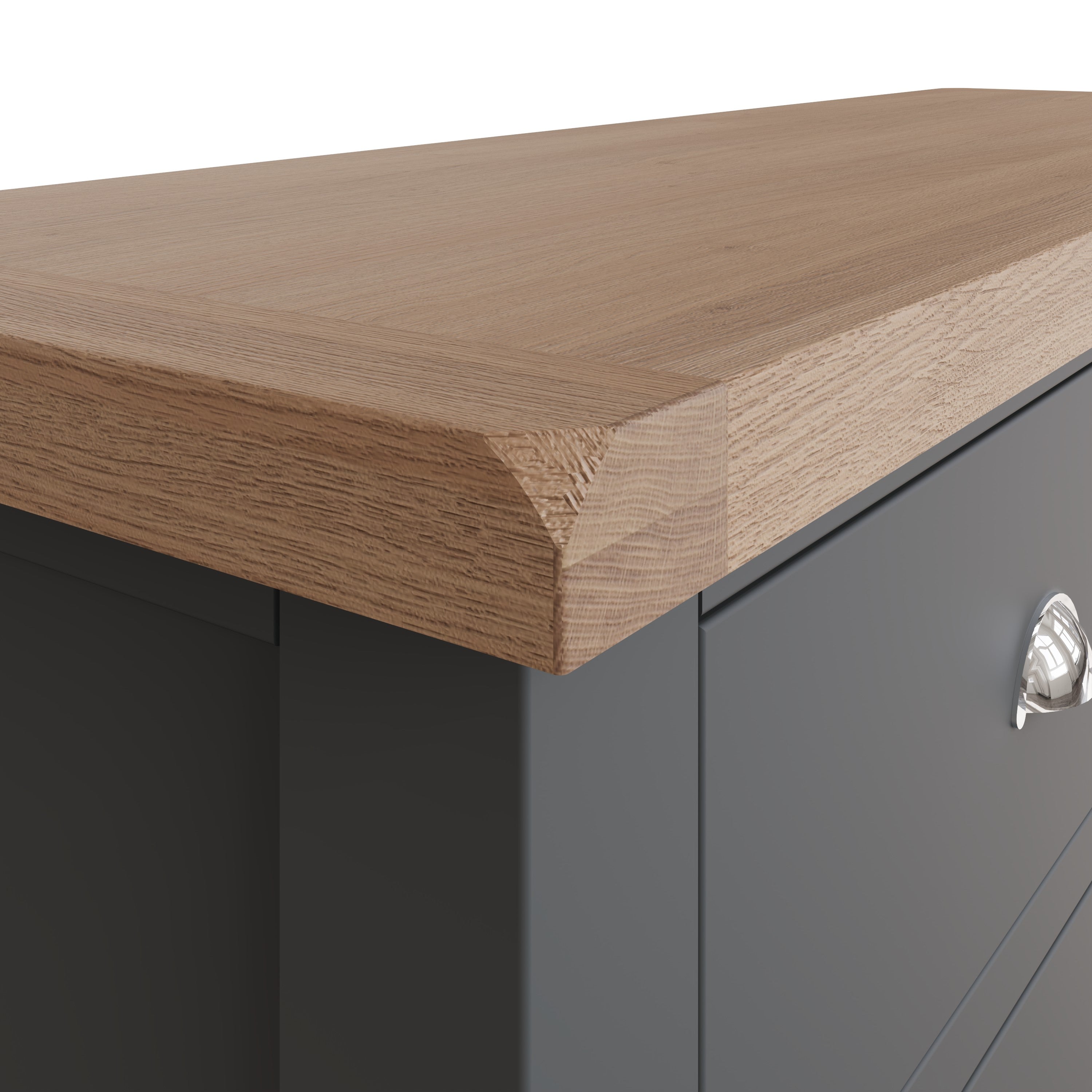 Cotswold 6 Drawer Chest - Charcoal - BedHut