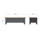Cotswold Blanket Box - Charcoal - BedHut