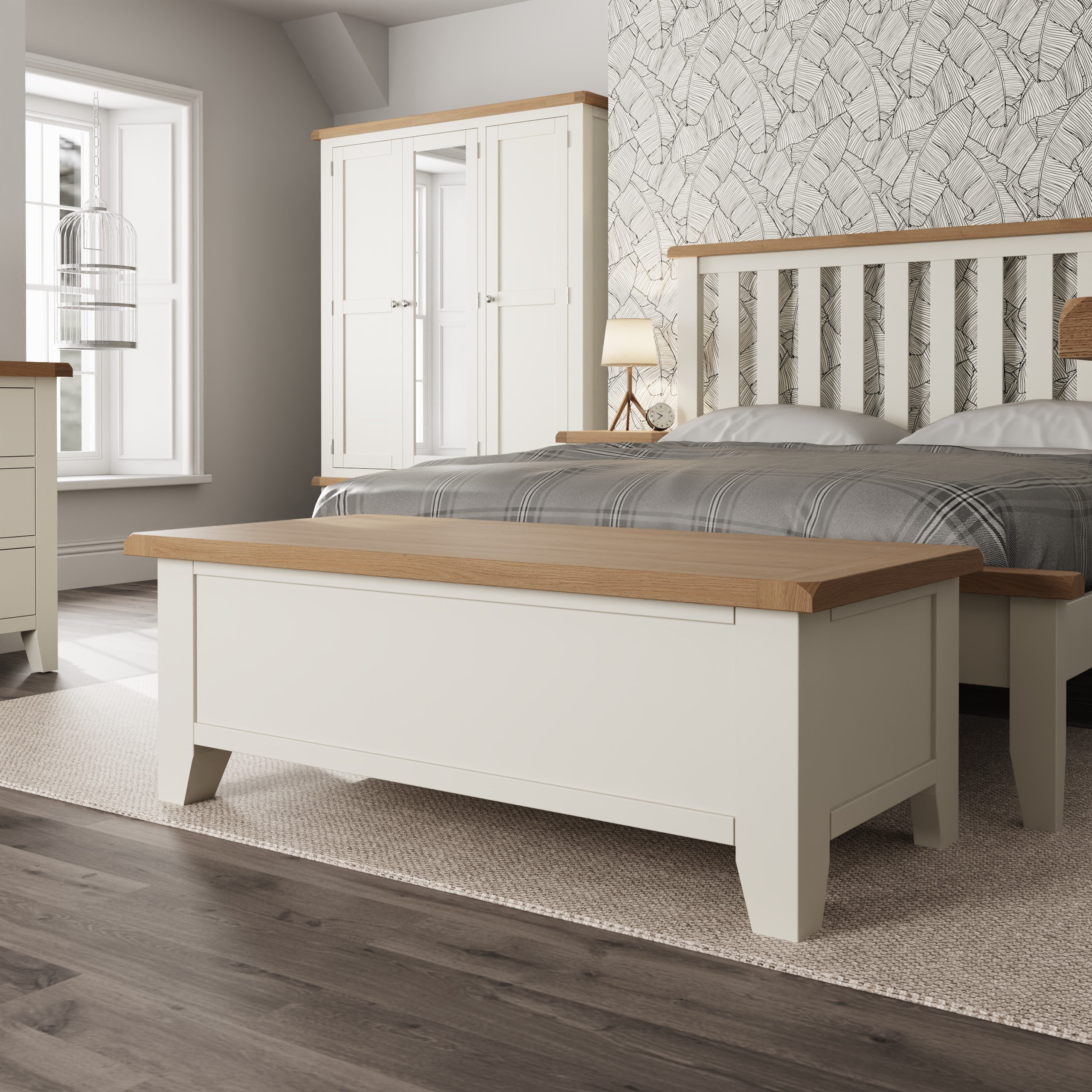 Cotswold Blanket Box - White - BedHut