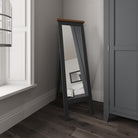 Cotswold Cheval Mirror - Charcoal - BedHut