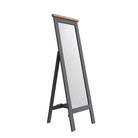 Cotswold Cheval Mirror - Charcoal - BedHut