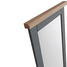 Cotswold Cheval Mirror - Charcoal - BedHut