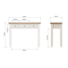 Cotswold Dressing Table - White - BedHut