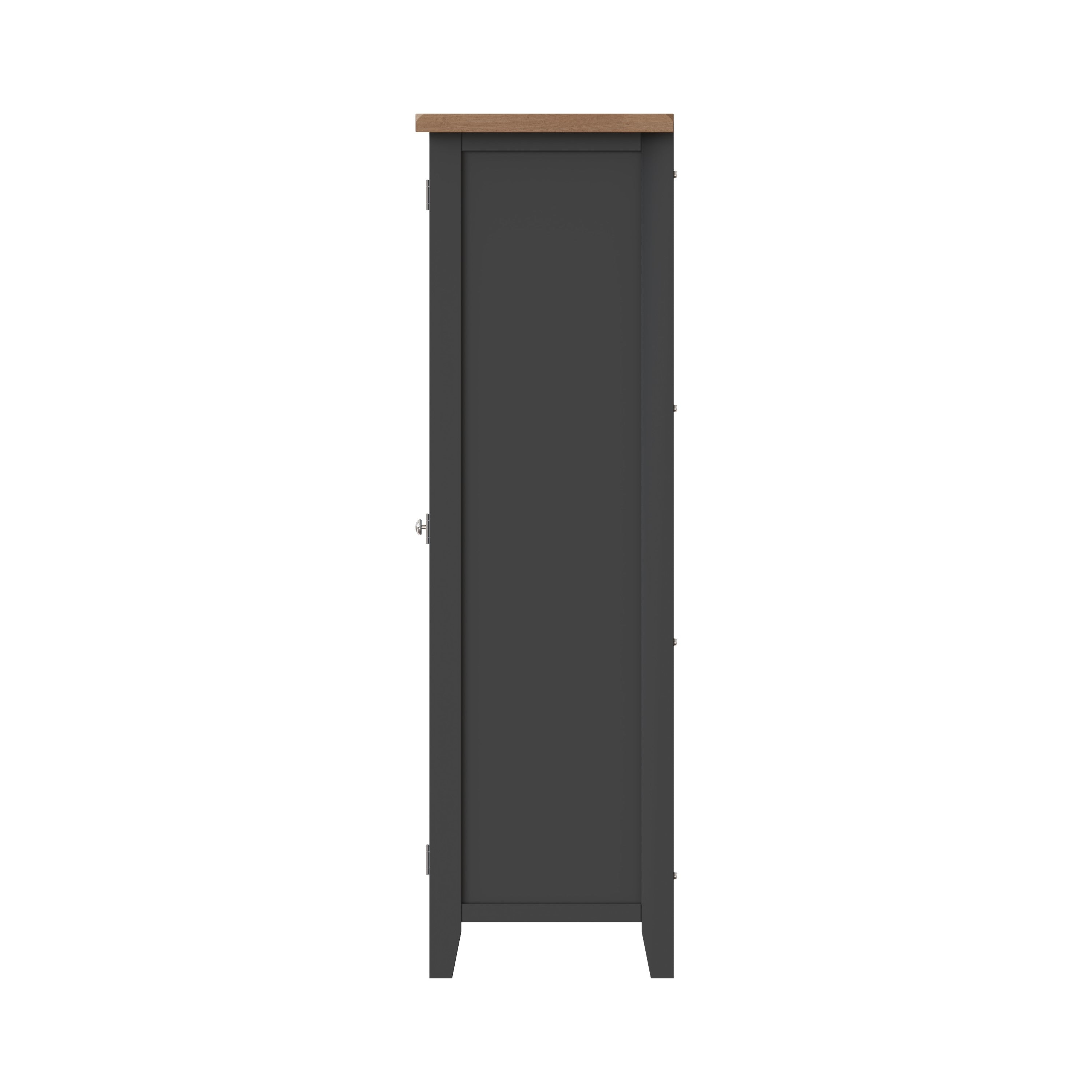 Cotswold Full Hanging wardrobe - Charcoal - BedHut