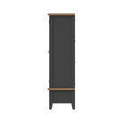 Cotswold 2 Door Wardrobe - Charcoal - BedHut