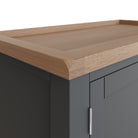 Cotswold 2 Door Wardrobe - Charcoal - BedHut