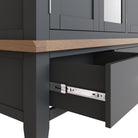 Cotswold 3 Door Wardrobe - Charcoal - BedHut