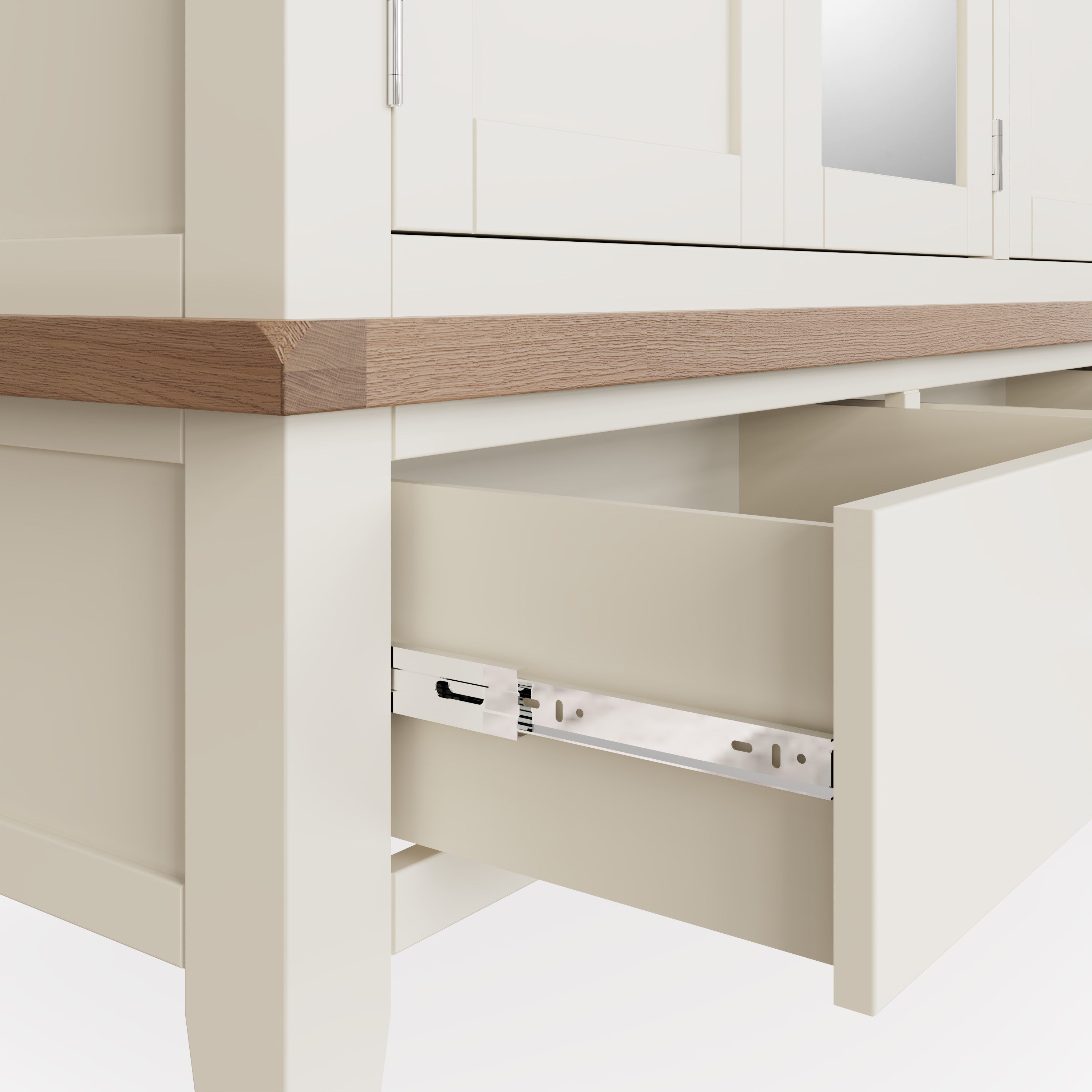 Cotswold 3 Door Wardrobe - White - BedHut