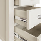 Cotswold 3 Drawer Bedside - White - BedHut