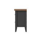 Cotswold 2 Drawer Bedside - Charcoal - BedHut