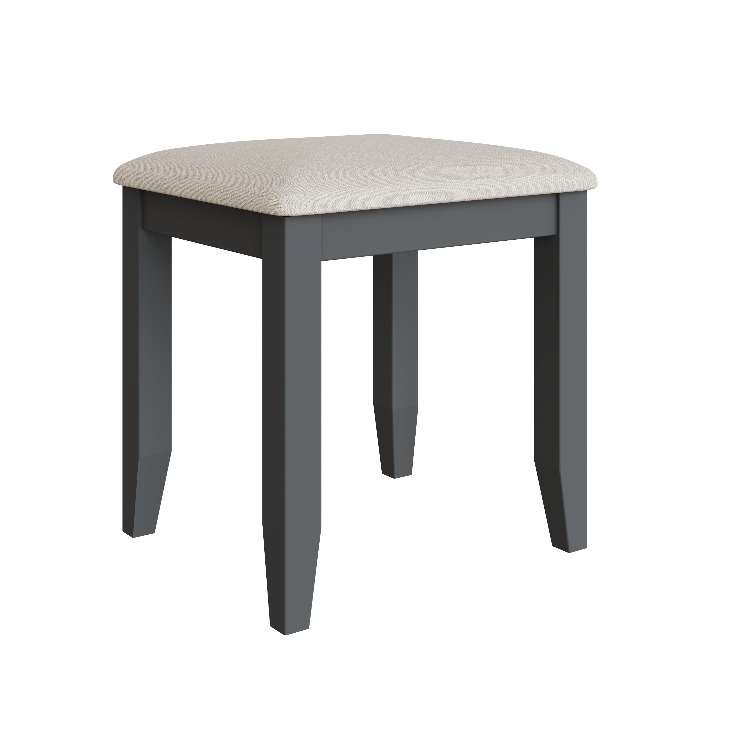 Cotswold Dressing Stool - Charcoal - BedHut