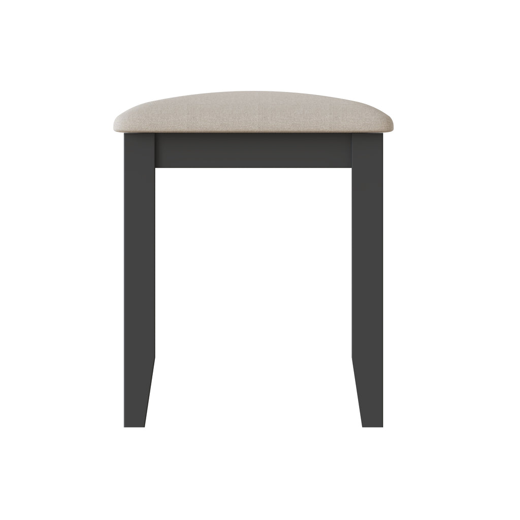 Cotswold Dressing Stool - Charcoal - BedHut