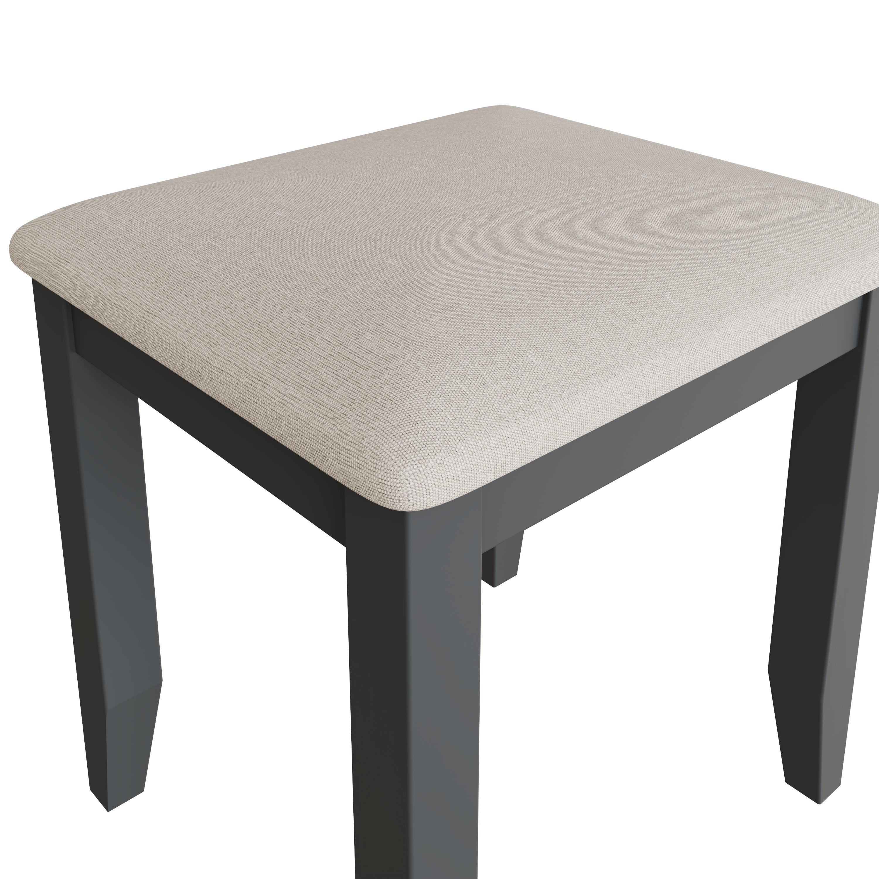 Cotswold Dressing Stool - Charcoal - BedHut