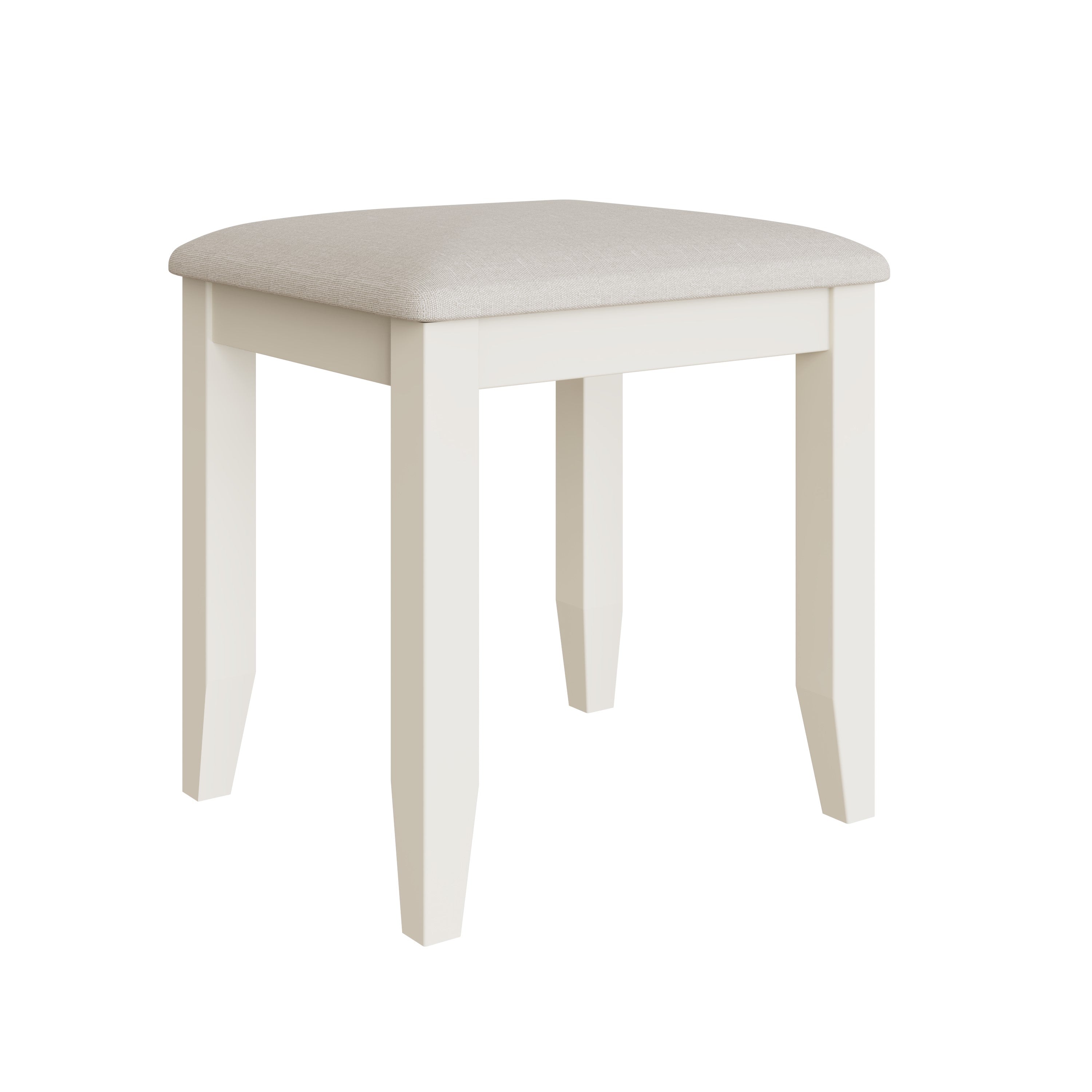 Cotswold Dressing Stool - White - BedHut