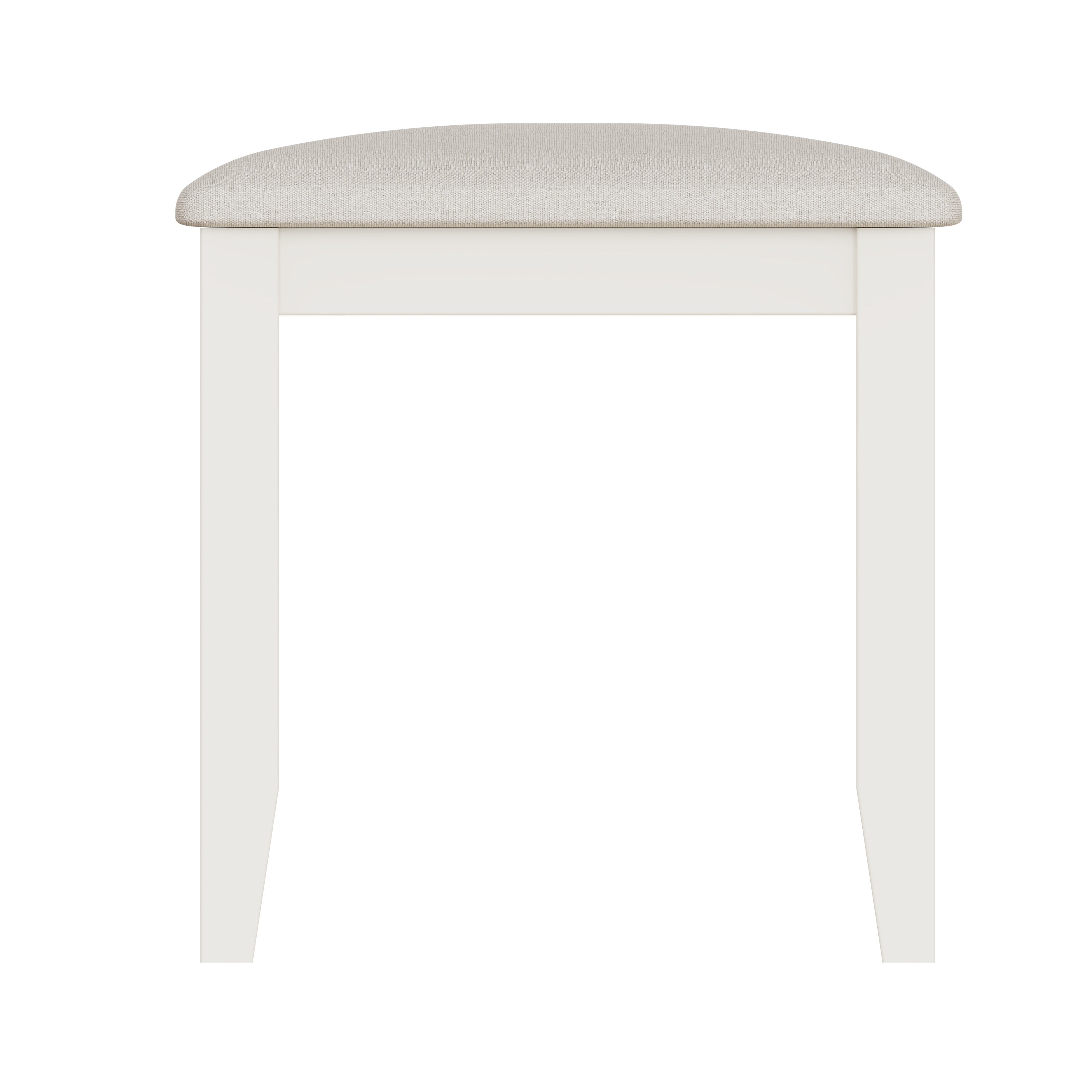 Cotswold Dressing Stool - White - BedHut