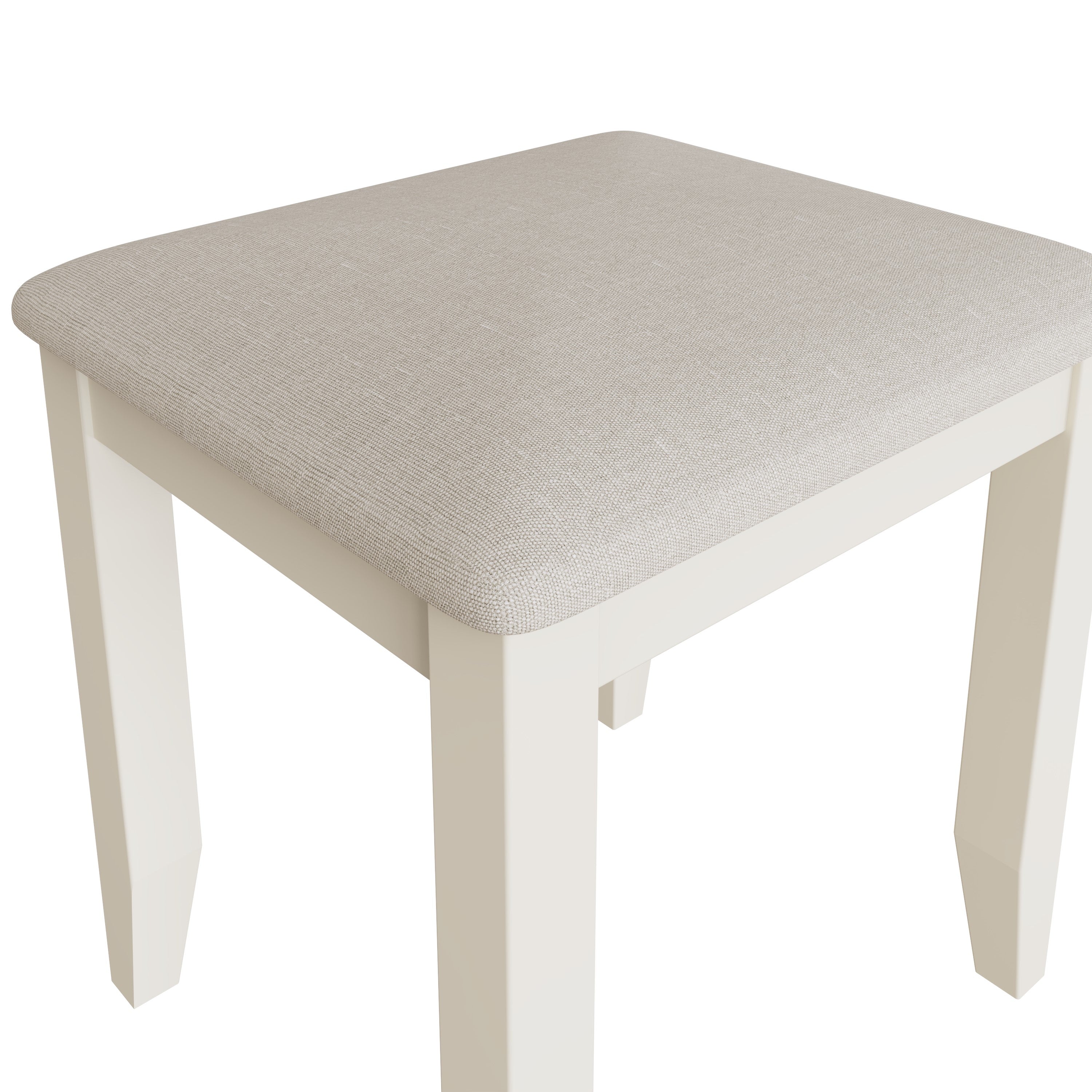 Cotswold Dressing Stool - White - BedHut