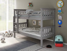 Carra Bunk Bed - Grey - BedHut