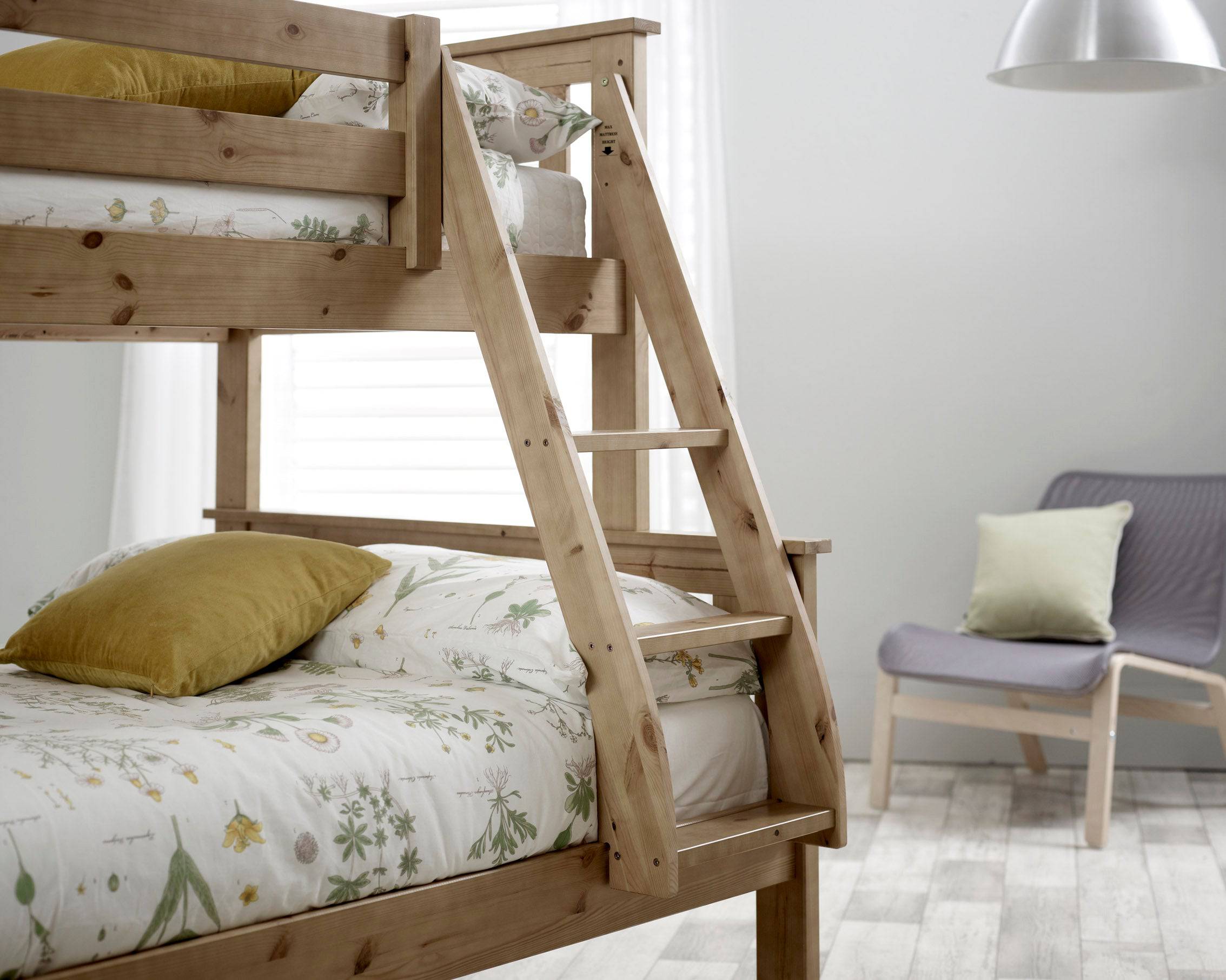 Carra Bunk Bed - Pine - BedHut