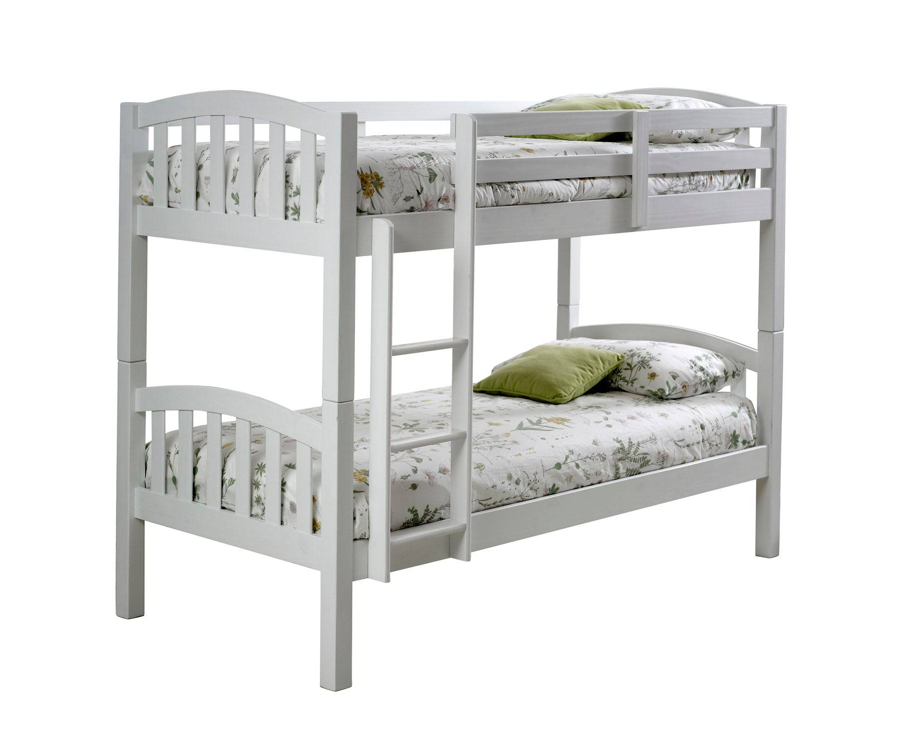 Carra Bunk Bed - White - BedHut