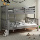 Carra Triple Bunk - Grey - BedHut