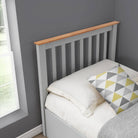 Francis Ottoman Storage Bed - Grey - BedHut