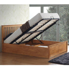 Malmo Ottoman Bed - Oak - BedHut