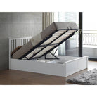 Malmo Ottoman Bed - White - BedHut